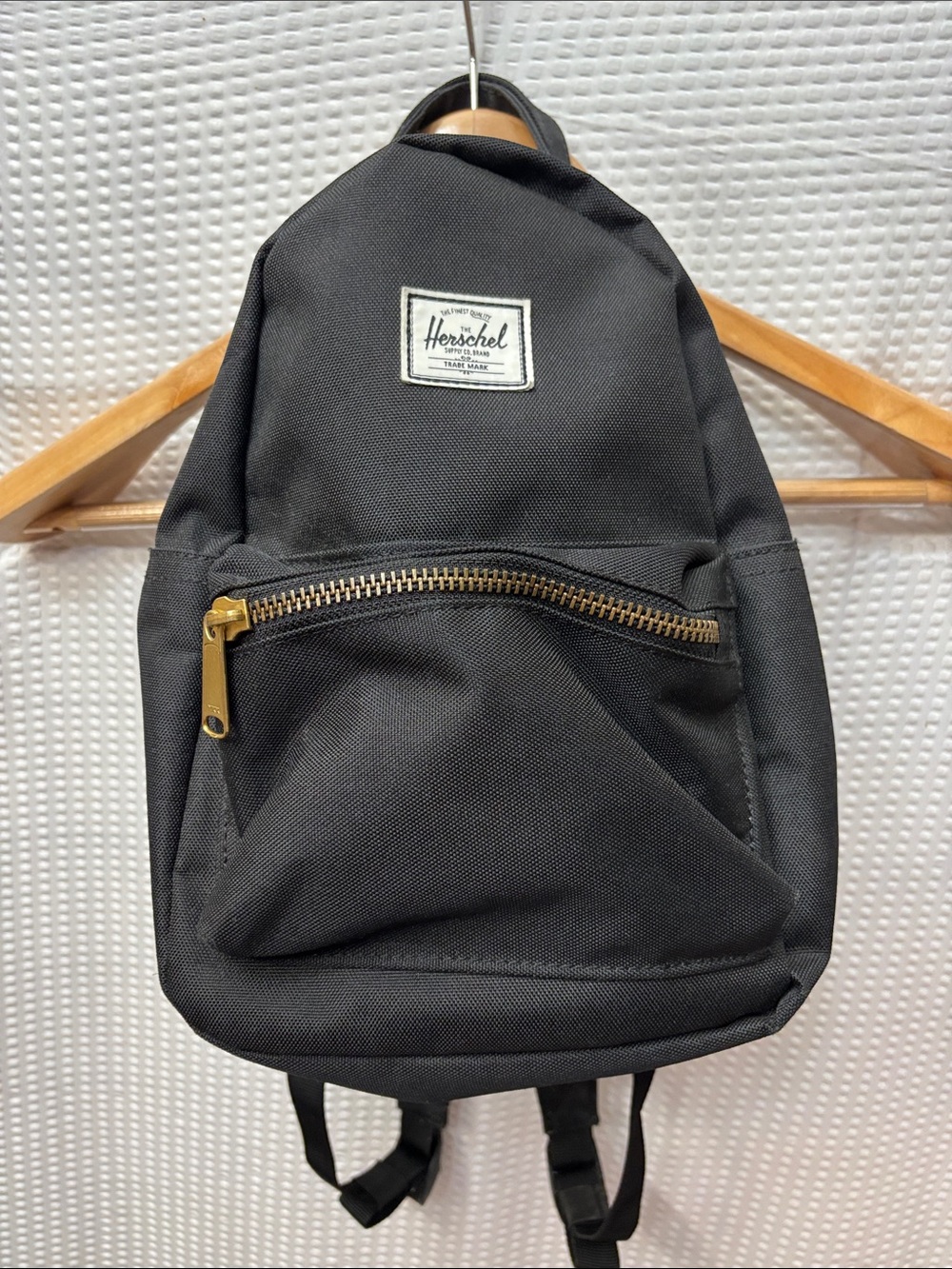 Herschel Black Mini Backpack